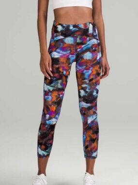 Lululemon Power Thru High-Rise Tight 25" Hyper Drift Multi